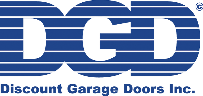 discount garage doors logo
